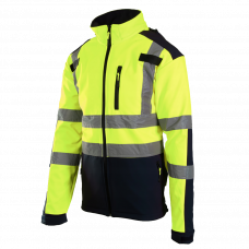 Куртка светоотражающая Flash Softshell желтый/синий brixton XXL