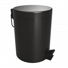 Ведро для мусора с педалью черный Bemeta Nero 5л
