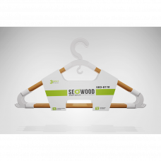 Вешалки деревянные набор 3шт SEO8110 20х1.5х43см