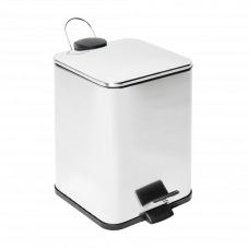 Ведро для мусора с педалью хром SATDKOSH6CH 6л