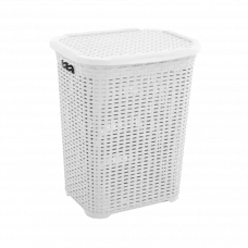 Корзина для белья белый 45x35x56см 65л