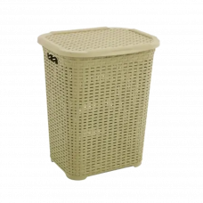Корзина для белья бежевый 45x35x56см 65л
