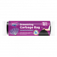 Мешки для мусора 40л 15шт. Parex лаванда