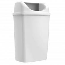 Ведро для мусора с крышкой 25л белый