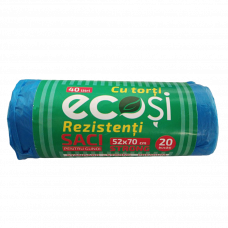 Пакеты для мусора с ручками 40л/20шт. Ecosi Strong