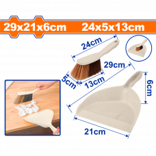 Совок+щетка Wadfow WMBS1F02