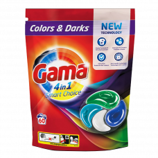 Стиральный порошок в капсулах Gama Color 60шт.