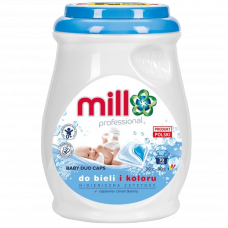 Стиральный порошок детский в капсулах MILL Professional 70шт.