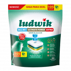 Таблетки для посудомоечных машин Ludwik 105шт.