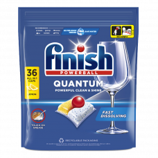 Таблетки для посудомоечных машин Finish Quantum Lemon 36шт.