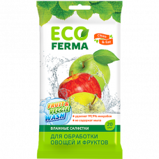 Салфетки влажные ECO Ferma 20шт.