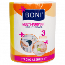 Полотенца бумажные BONI Multi трехслойные 1рулон