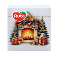 Салфетки бумажные Ruta Новый Год Сказка 33x33см 20шт.