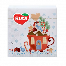 Салфетки бумажные Ruta Новый Год Кружка 33x33см 20шт.