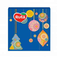 Салфетки бумажные Ruta Новый Год Микс 33x33см 20шт.