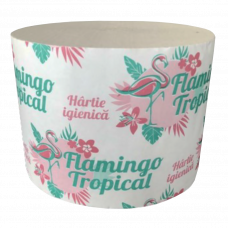 Туалетная бумага Flamingo Tropical 90м