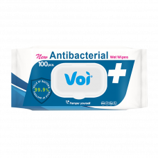 Салфетки влажные Антибактериальные Voi 100шт.