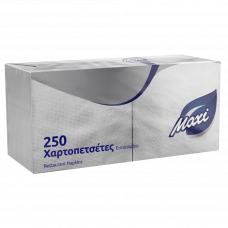 Салфетки бумажные Maxi White 23х24см 250шт.