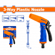 Пистолет для полива 3 функций ABS Wadfow WNE8E34