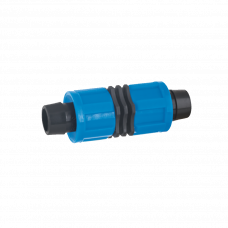 Коннектор для капельной ленты 20х20мм Poelsan