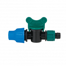 Кран для капельной трубки 20х22мм Poelsan