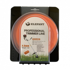 Леска для мотокосы 4мм 31м круглая Elefant 1LB