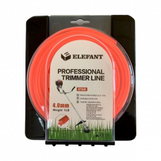 Леска для мотокосы 4мм 36м звезда Elefant 1LB