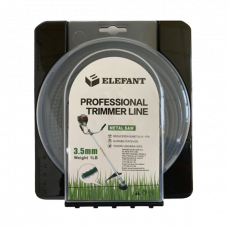 Леска для мотокосы 3.5мм 40м Metal saw Elefant 1LB