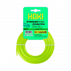 Леска для мотокосы 3мм 15м круглая Haki 4500