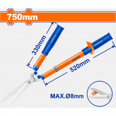 Ножницы для живой изгороди 750мм телескопический Wadfow WPR1E90