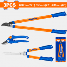 Набор ножниц для сада 3шт. Wadfow WPR3E03