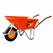 Тачка ПВХ 100л колесо ПУ 4.00-8 с подшипником Euromaster