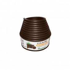 Бордюр для огорода Country Line 10см 6м коричневый