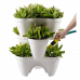 Горшок для цветов IVY White Green 7.5л