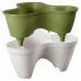 Горшок для цветов IVY White Green 7.5л