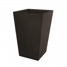 Горшок для цветов Rattan S коричневый