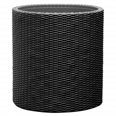 Горшок для цветов CYLINDER-M антрацит 