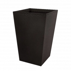 Горшок для цветов Rattan M антрацит