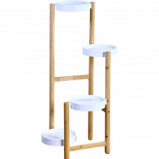 Подставка для цветов бамбук 17276