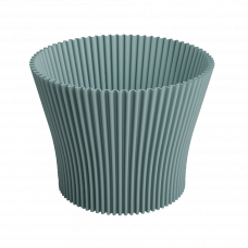 Горшок для цветов Lotos Green Mint 13x11см 1.03л