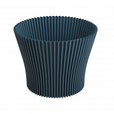 Горшок для цветов Lotos Navy Blue 15x12.7см 1.60л