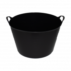 Корзина ПВХ гибкая черный 42л 