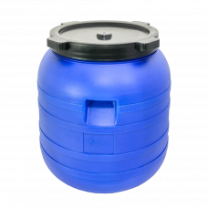 Бочка пластиковая пищевая 150л с крышкой 45см