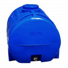 Емкость пластиковая горизонтальная овальная 700x460x450мм 100л