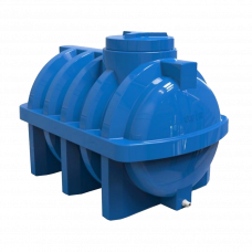 Емкость пластиковая 1000л горизонтальная овальная 1470x1090x1210мм