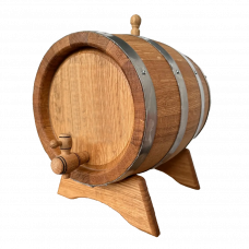 Бочка дубовая с деревянным краном 50л