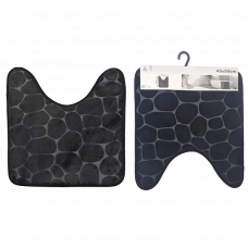 Коврик для туалета 45х50см Tendance 55728 черный