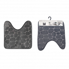 Коврик для туалета 45х50см Tendance 55730 темно-серый