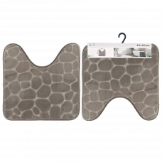 Коврик для туалета 45х50см Tendance 55731 серый