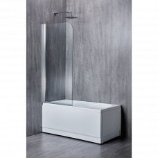 Штора стеклянная прозрачная с открытием 80х148см